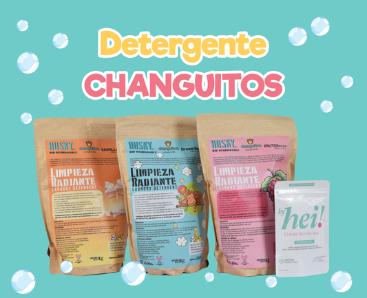 Detergentes y Desinfectantes recomendados para el lavado de nuestros Pañales Ecológicos