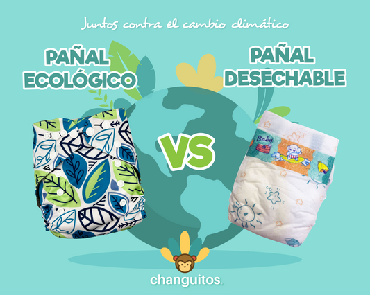 Pañales Ecológicos vs. Pañales Desechables: El Impacto Ecológico en la Crianza de tu Bebé