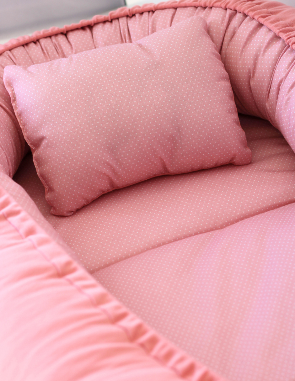 Nido Colecho  Changuitos Palo de Rosa con Bolitas