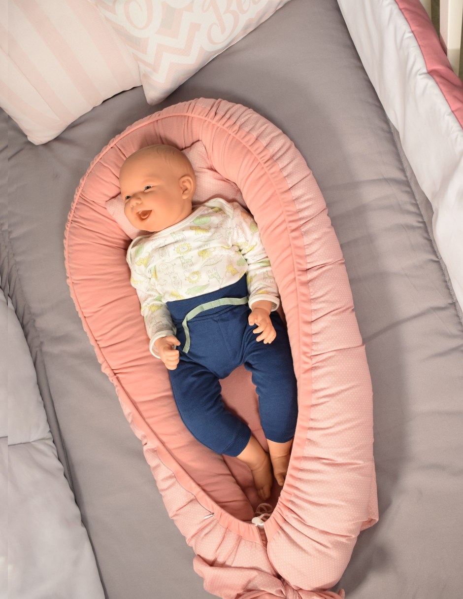 Nido Colecho  Changuitos Palo de Rosa con Bolitas