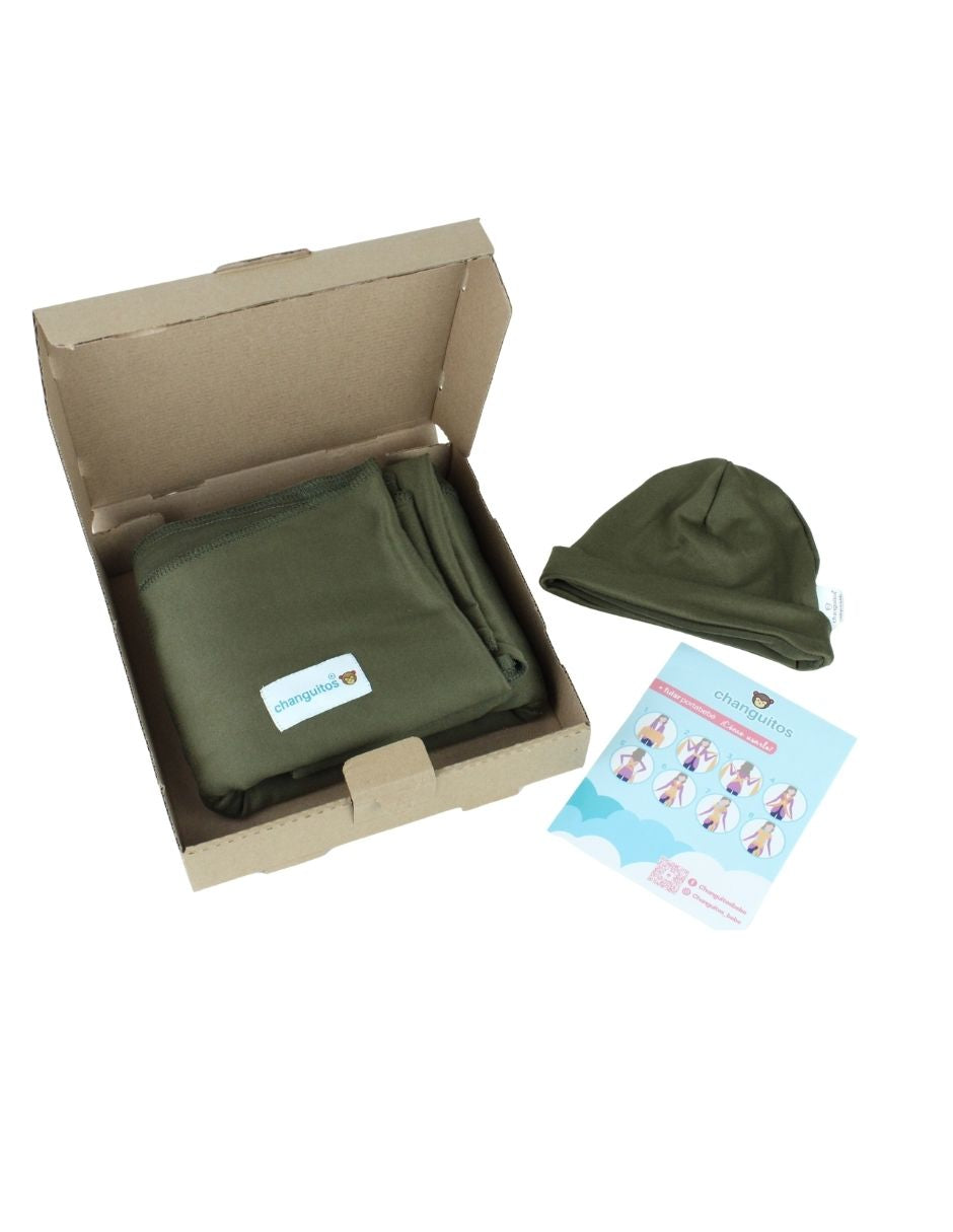 Fula Portabebé Elástico Changuitos BabyWrap Verde