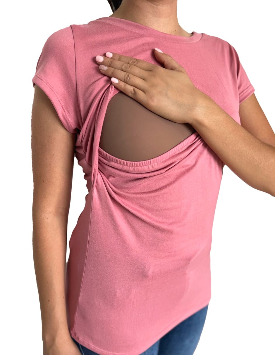 BLUSA DE EMBARAZO LYCRA