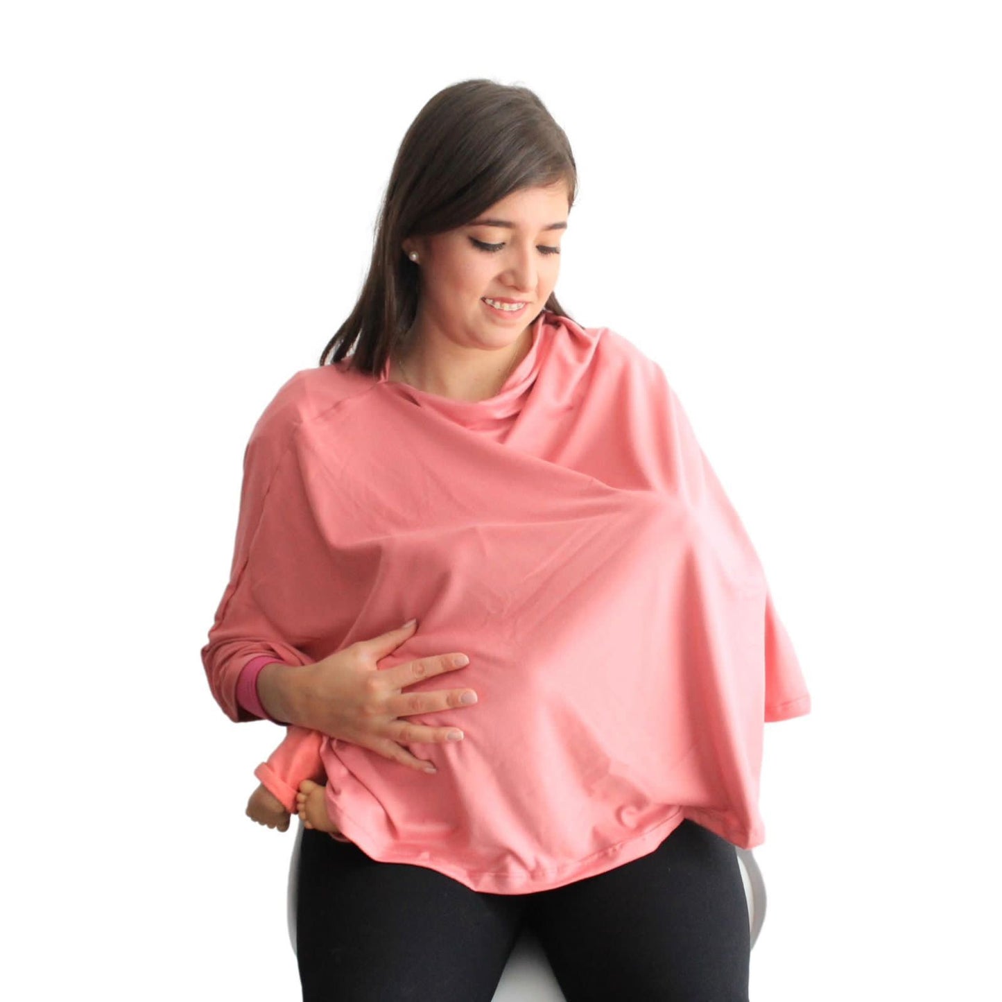 Capa Pashmina de lactancia y cubre portabebé