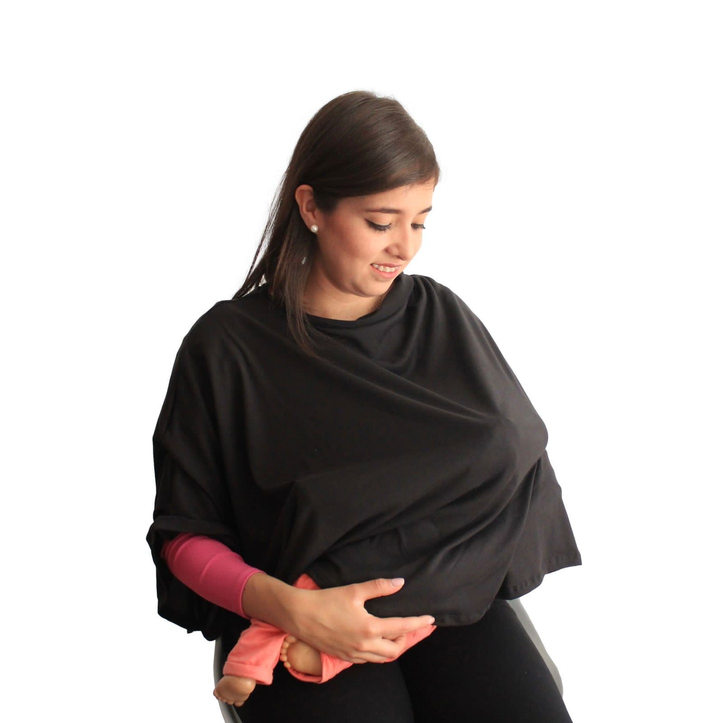 Capa Pashmina de lactancia y cubre portabebé