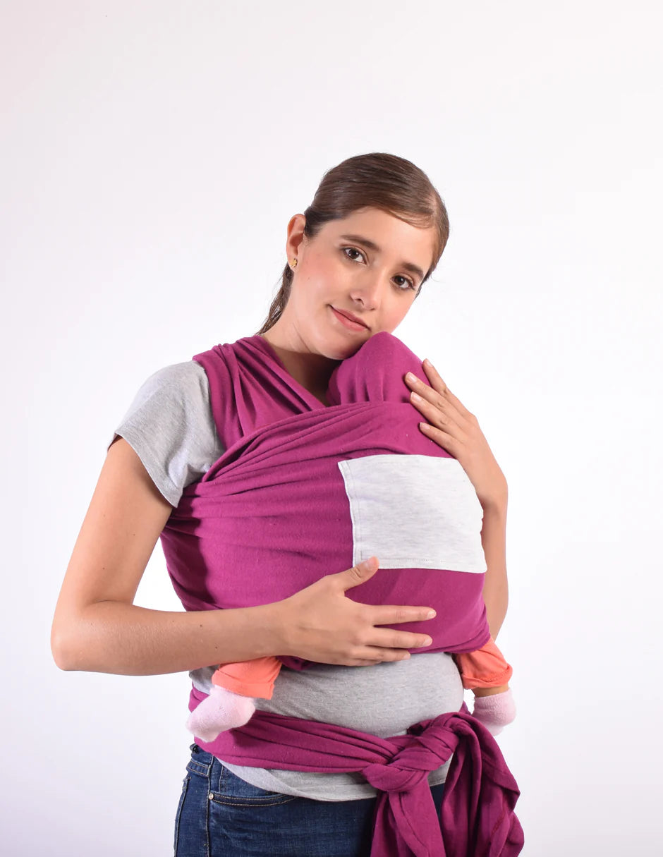 Rebozo Fular Semielástico Changuitos Bugambilia