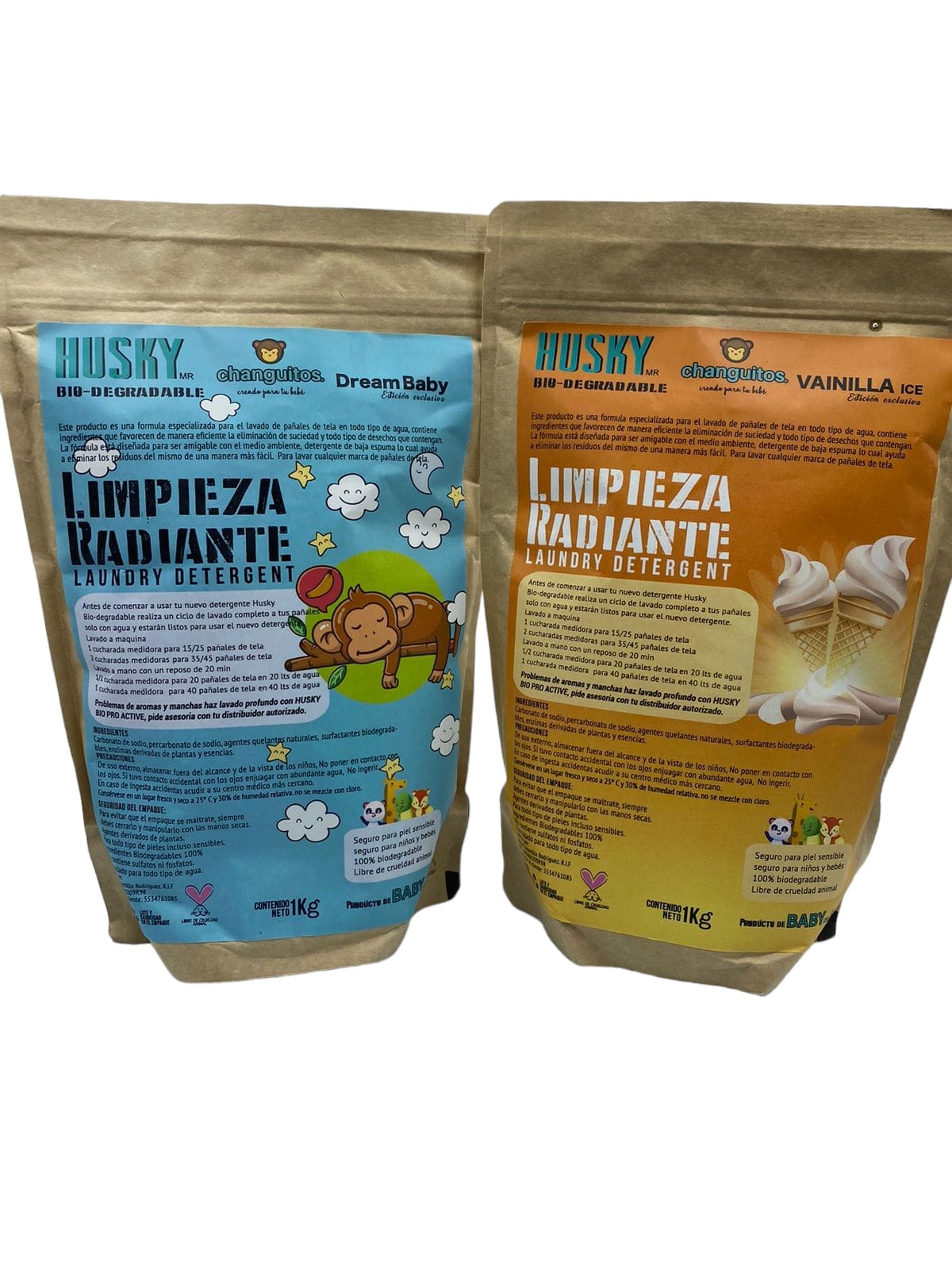 Detergente para pañal de Tela, Biodegradable para pañales Changuitos