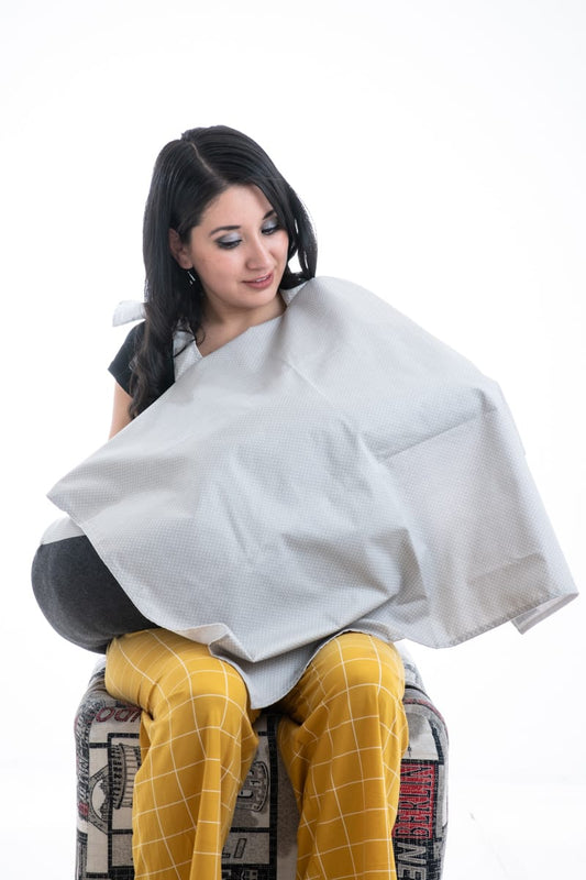 Almohada de Lactancia + Mandil de lactancia y cubreportabebé