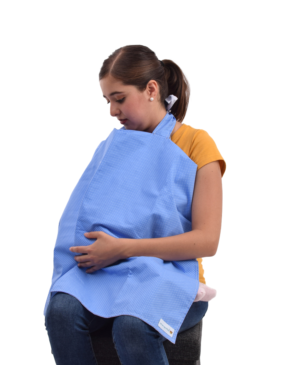 Mandil de lactancia y cubreportabebé