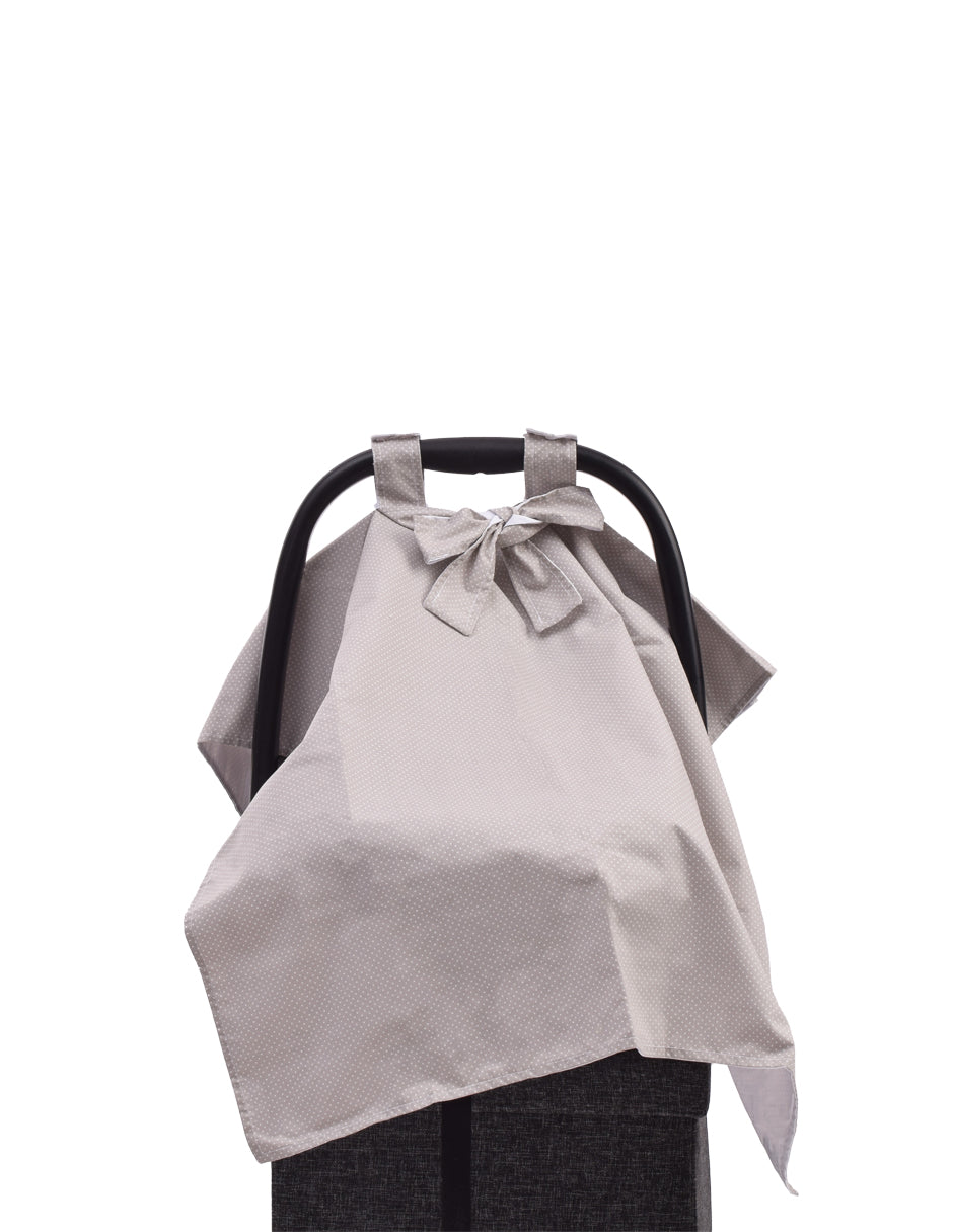 Mandil de lactancia y cubreportabebé