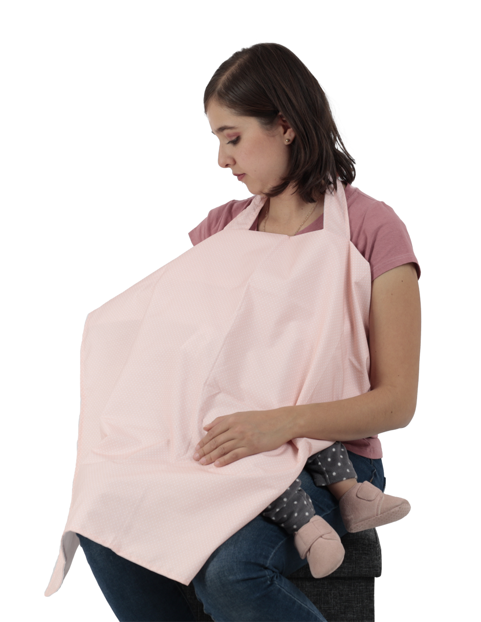 Mandil de lactancia y cubreportabebé