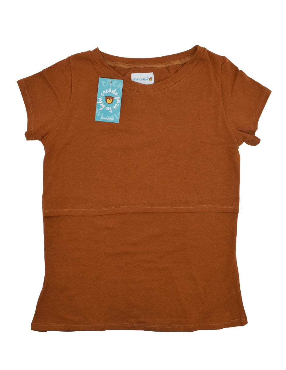 Blusa de lactancia en Algodón