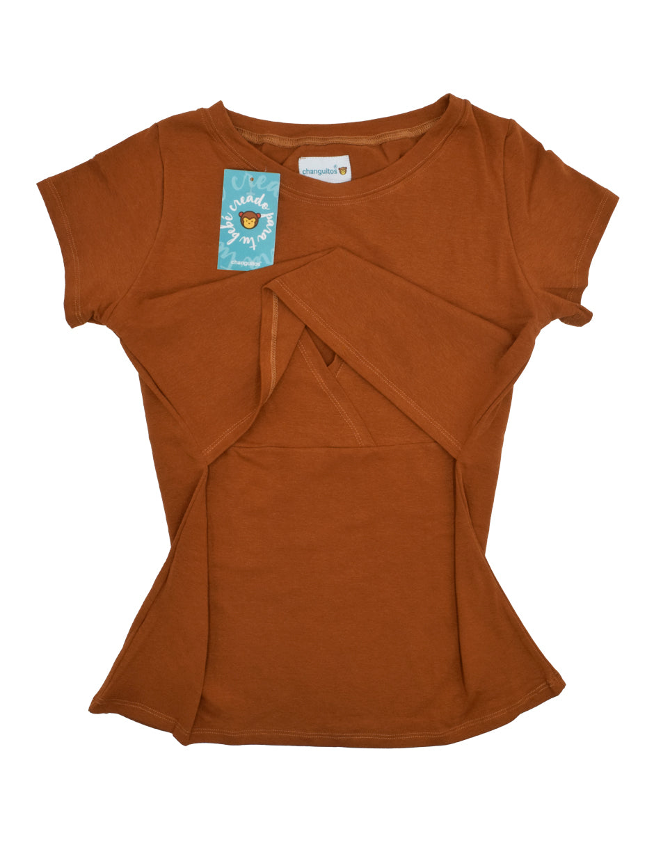 Blusa de lactancia en Algodón