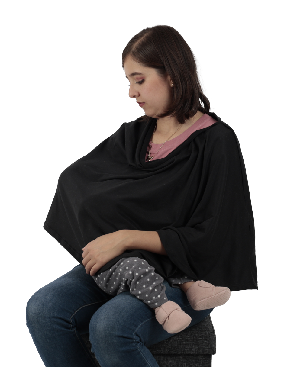 Capa Pashmina de lactancia + Fular Portabebé semielastico a elegir