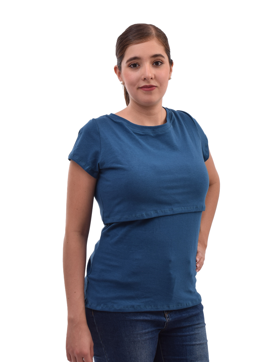 Blusa de lactancia en Algodón