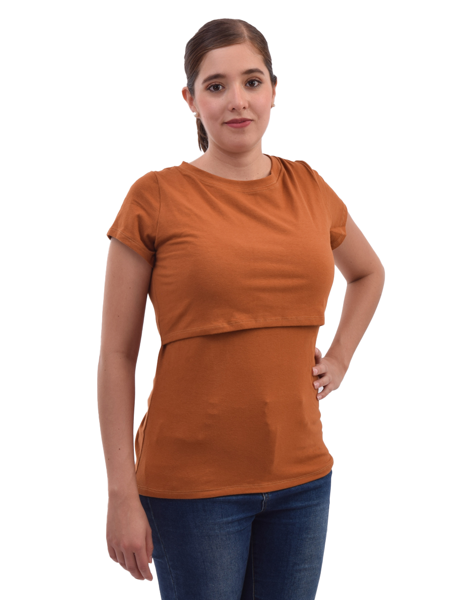 Blusa de lactancia en Algodón