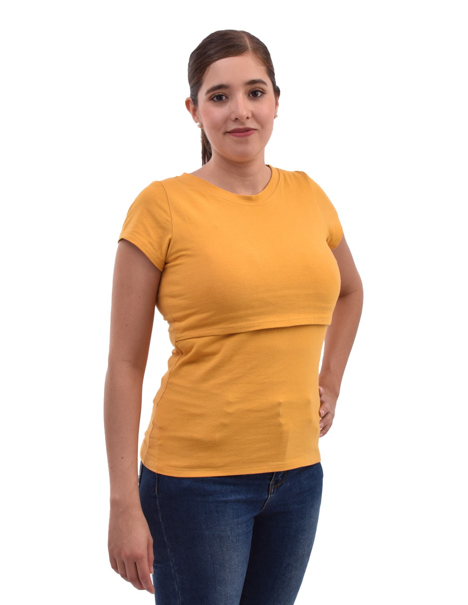 Blusa de lactancia en Algodón