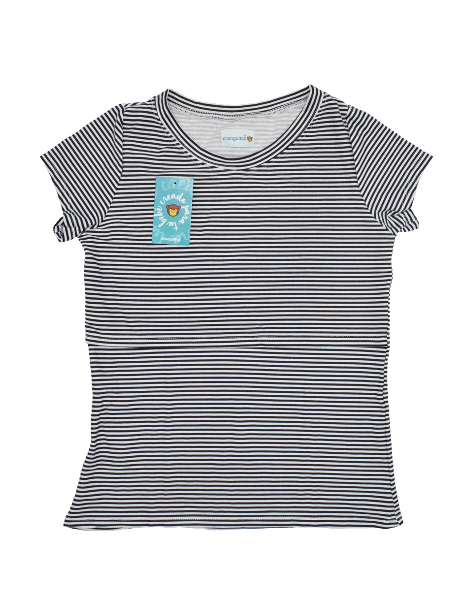Blusa de lactancia en Algodón