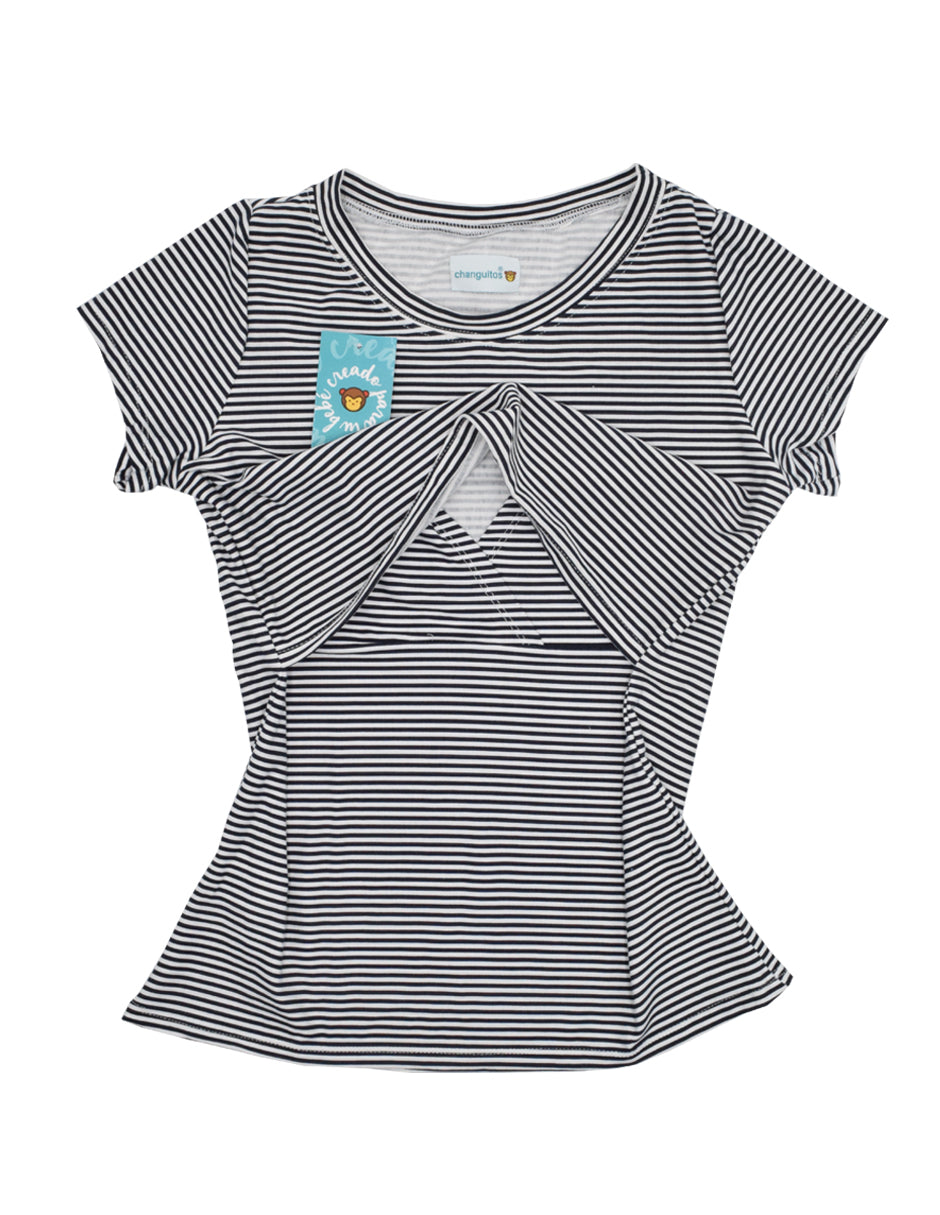 Blusa de lactancia en Algodón