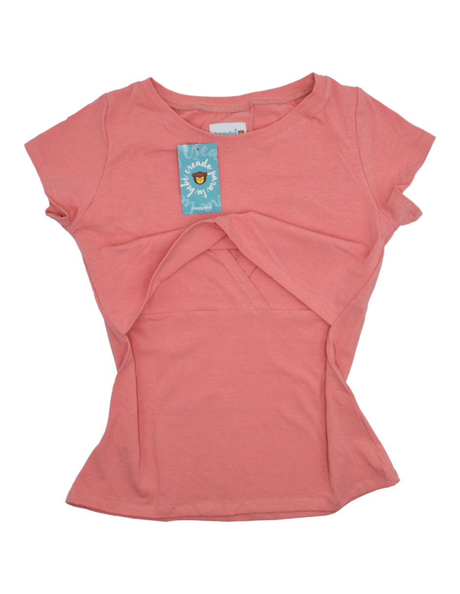 Blusa de lactancia en Algodón