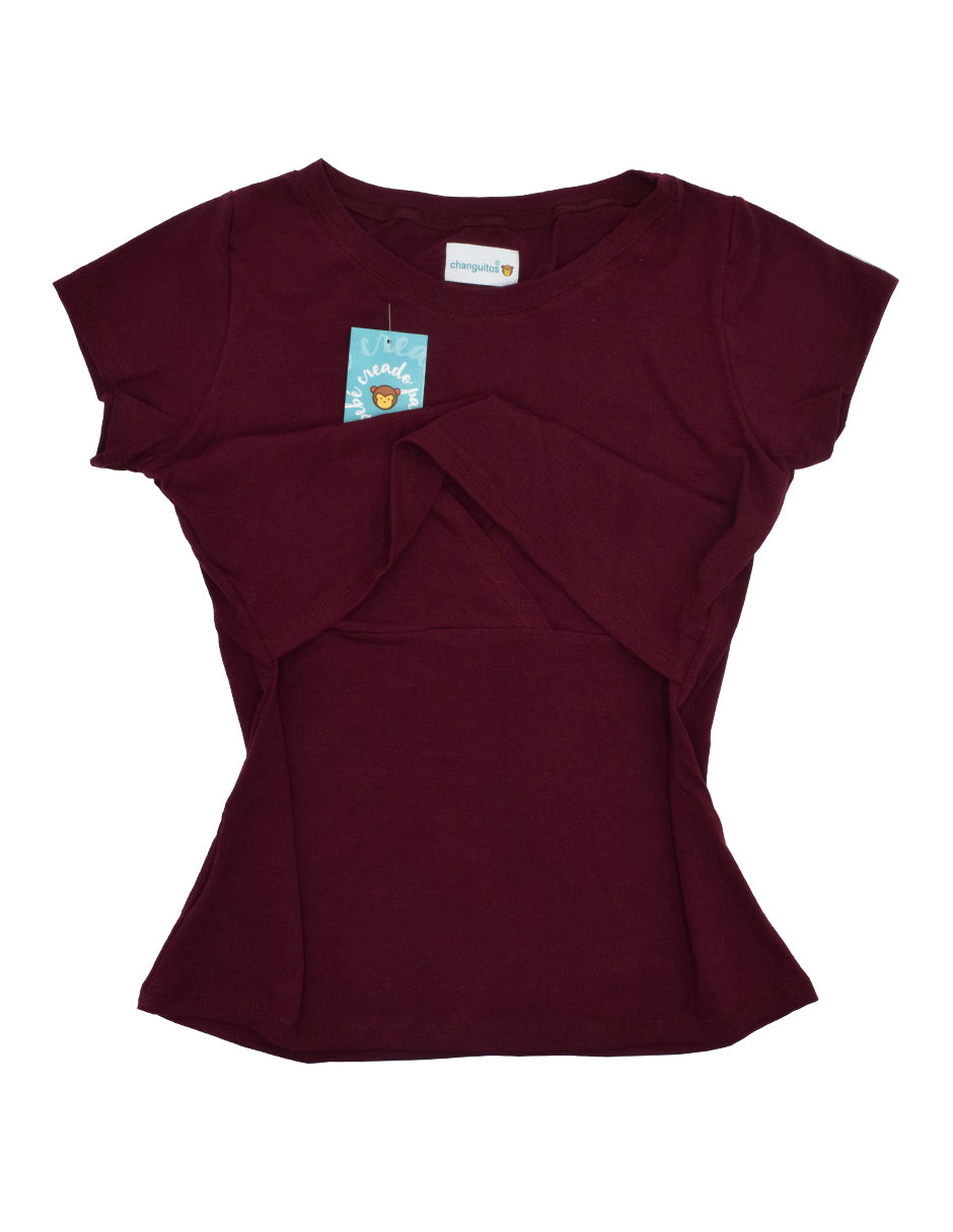 Blusa de lactancia en Algodón