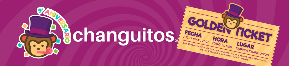 🎁 Golden Ticket Changuitos – Participa y gana en nuestro 9.º aniversario