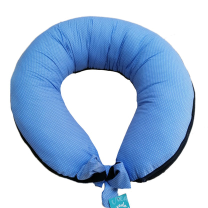 Almohada 3 en 1 Embarazo, Lactancia, Antireflujo Color Azul