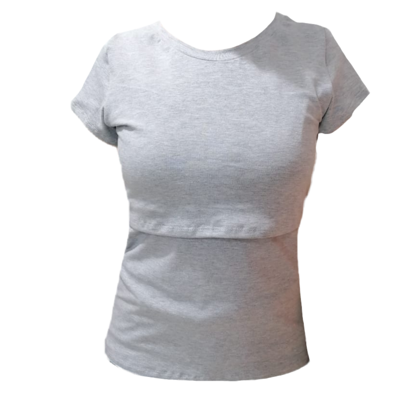 Blusa De Lactancia Gris
