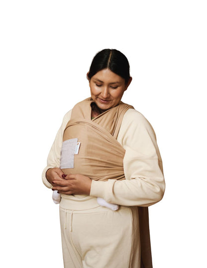 Rebozo Fular Semielástico Changuitos Beige