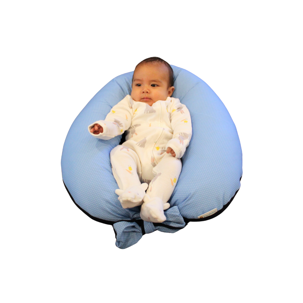 Almohada 3 en 1 Embarazo, Lactancia, Antireflujo Color Azul