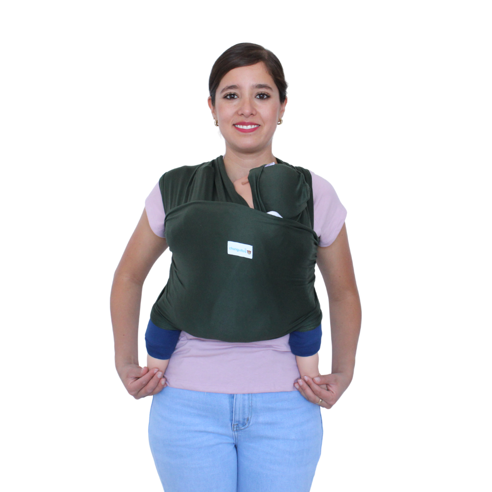 Fula Portabebé Elástico Changuitos BabyWrap Verde