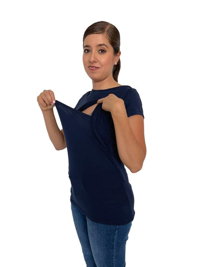BLUSA DE EMBARAZO LYCRA