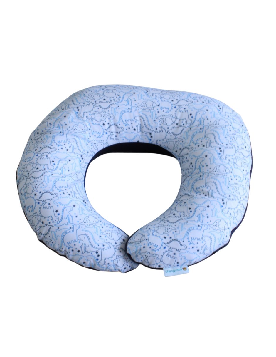 Almohada De Lactancia Y Antirreflujo Color Azul Dinos