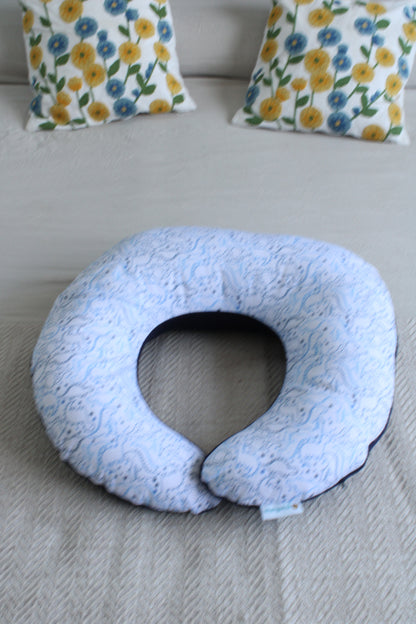 Almohada De Lactancia Y Antirreflujo Color Azul Dinos