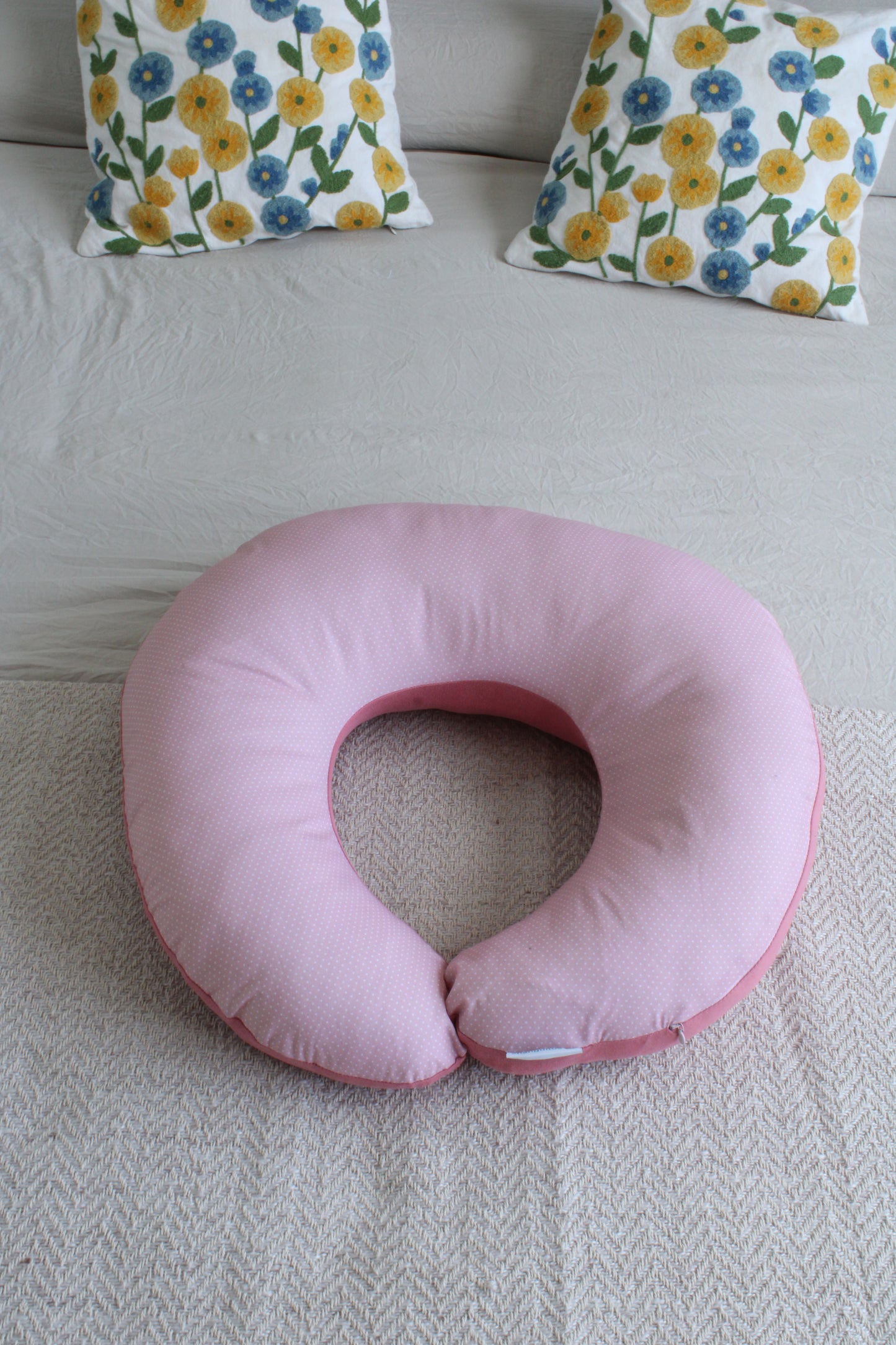 almohada de lactancia y antirreflujo Rosa