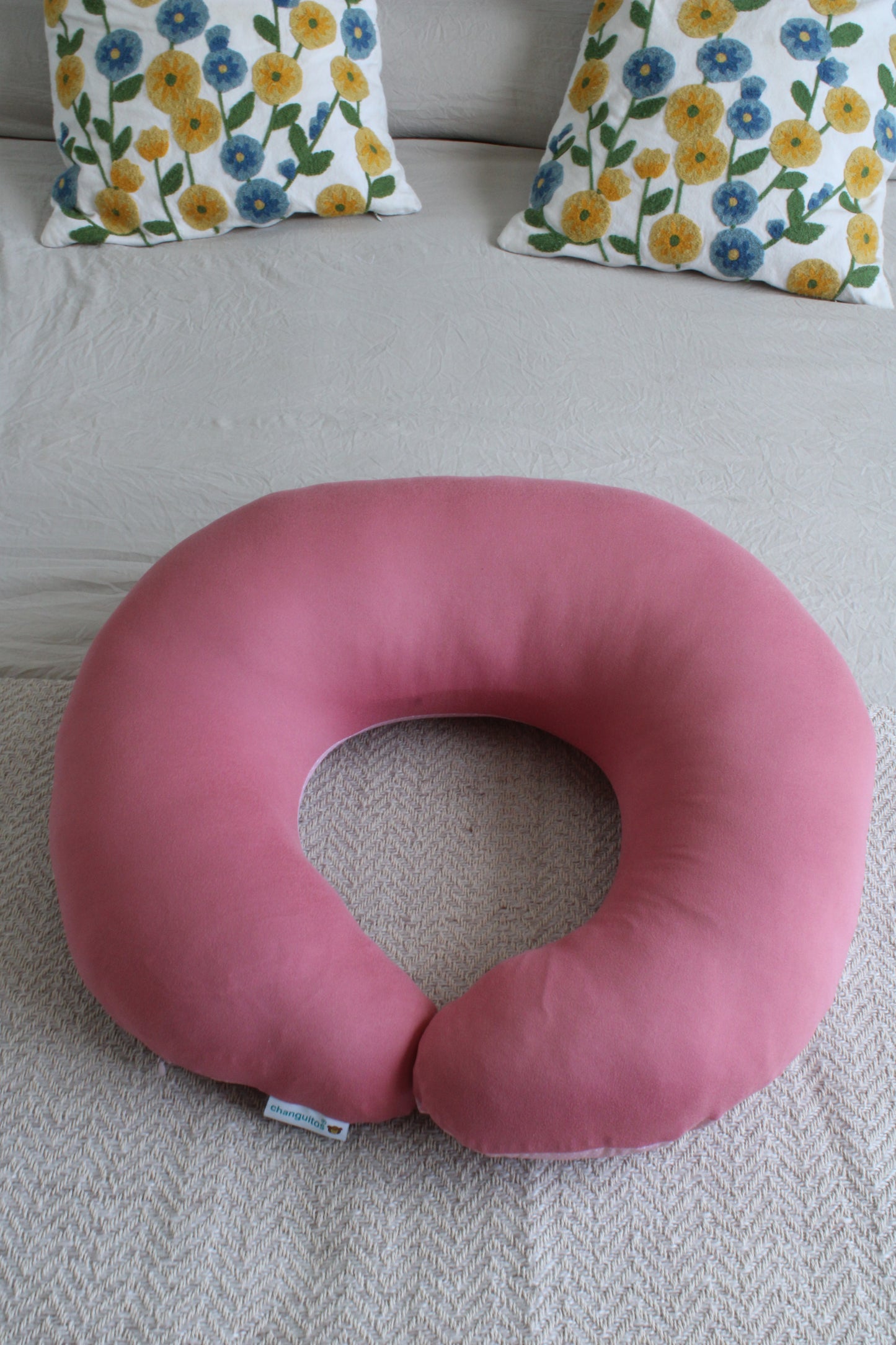 almohada de lactancia y antirreflujo Rosa