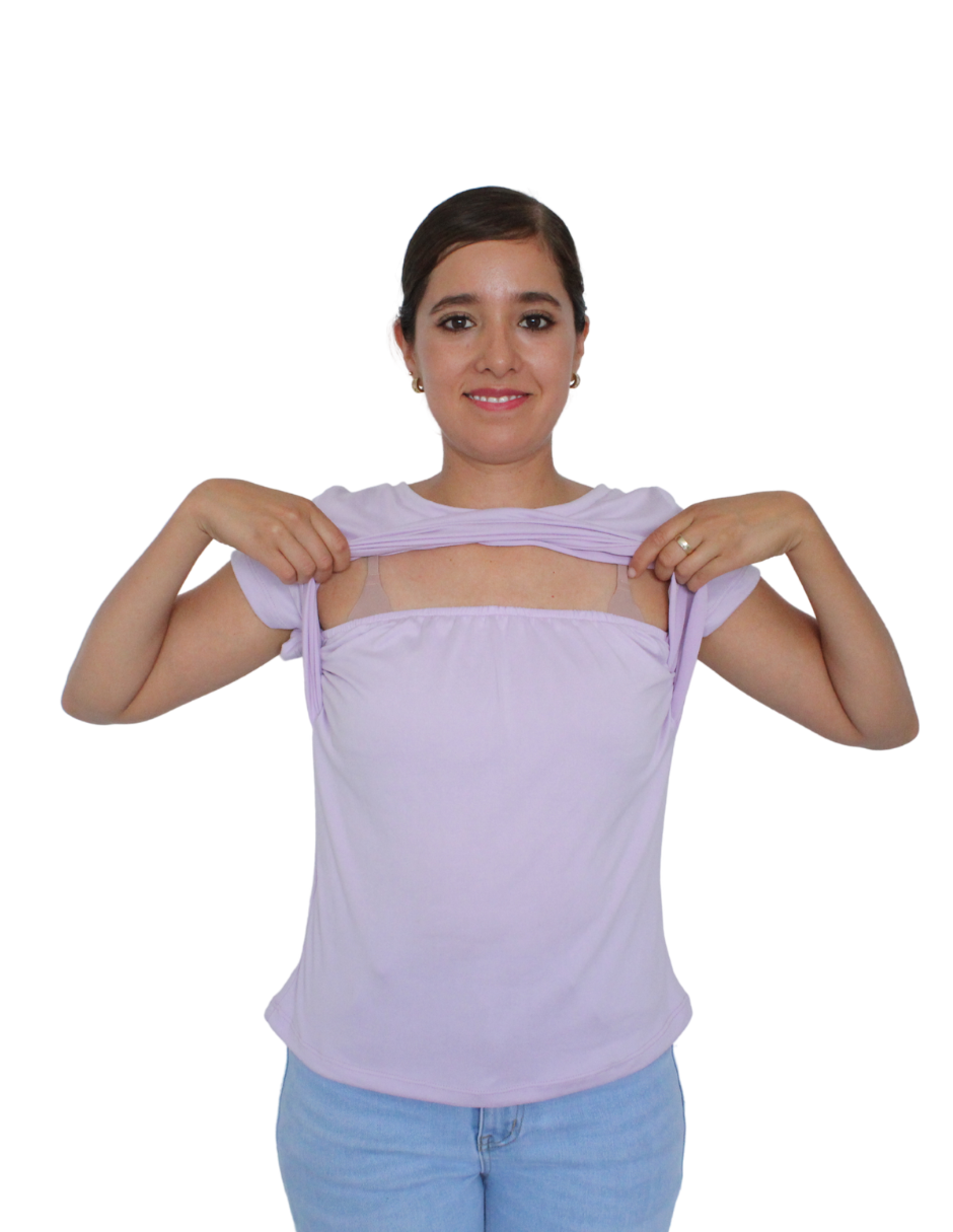 BLUSA DE EMBARAZO LYCRA
