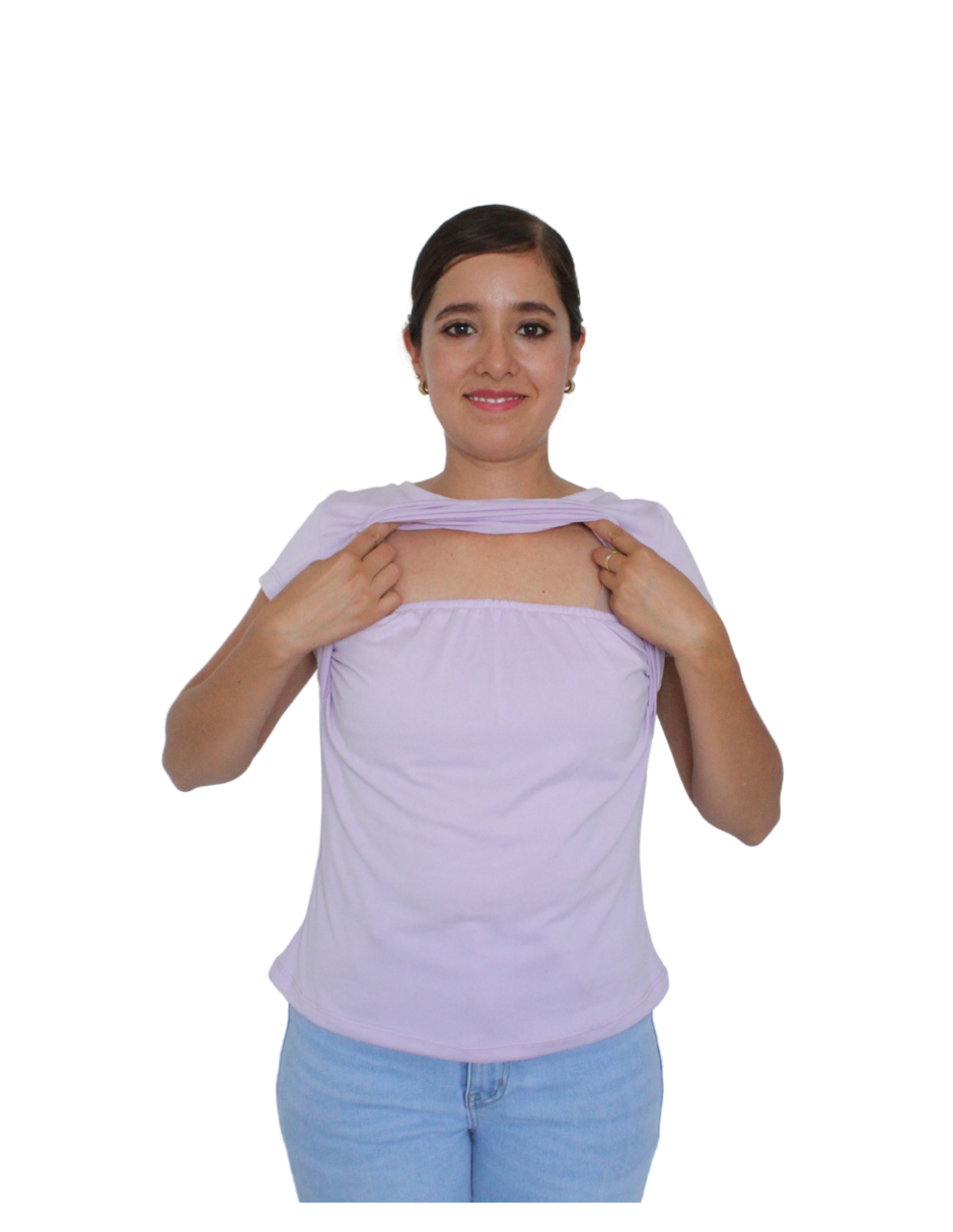 BLUSA DE EMBARAZO LYCRA