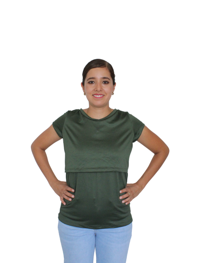 BLUSA DE EMBARAZO LYCRA