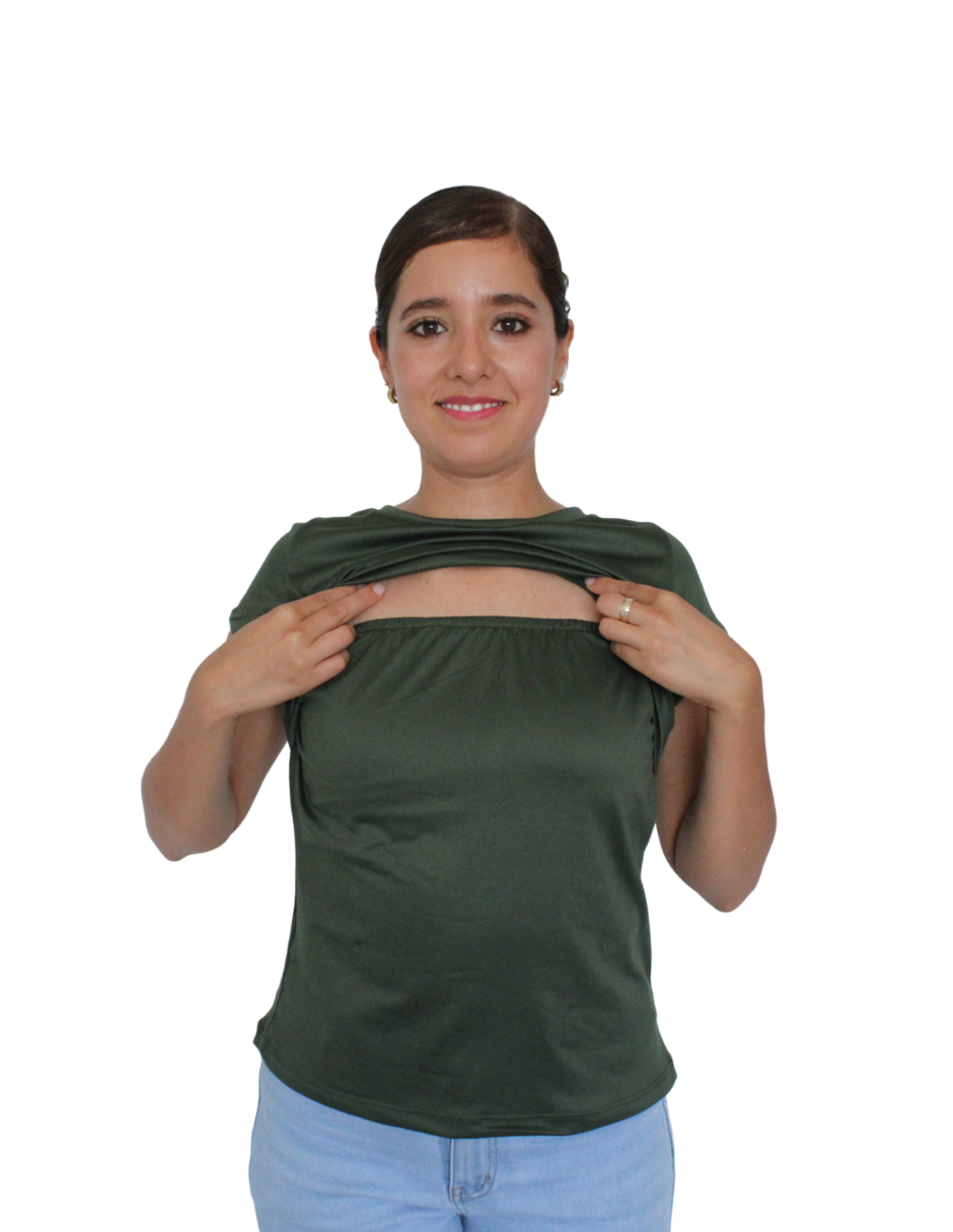 BLUSA DE EMBARAZO LYCRA