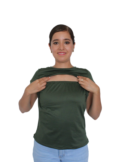 BLUSA DE EMBARAZO LYCRA