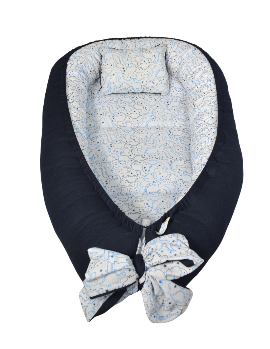 Nido Colecho  Changuitos Dinosaurios Azules