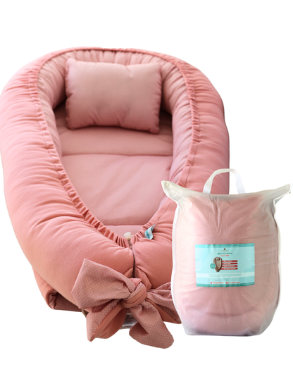 Nido Colecho  Changuitos Palo de Rosa con Bolitas