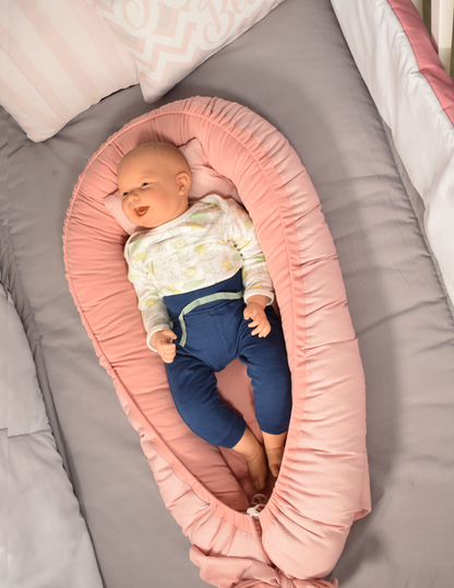 Nido Colecho  Changuitos Palo de Rosa con Bolitas