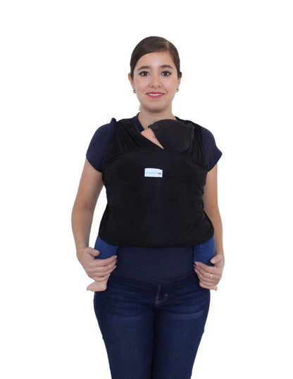 Fula Portabebé Elástico Changuitos BabyWrap Negro