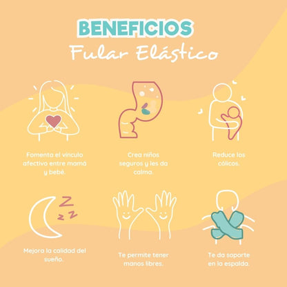 Fula Portabebé Elástico Changuitos BabyWrap Arena