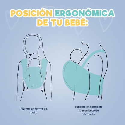 Fula Portabebé Elástico Changuitos BabyWrap Lila