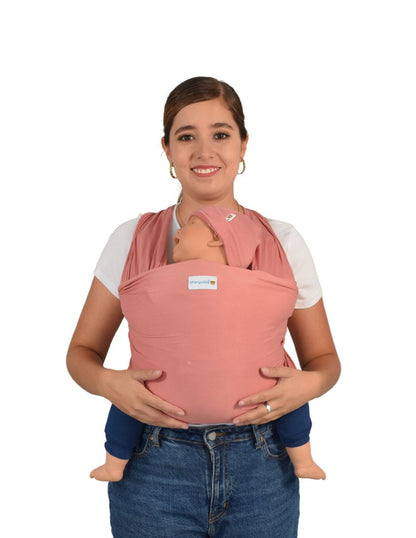 Fula Portabebé Elástico Changuitos BabyWrap Rosa