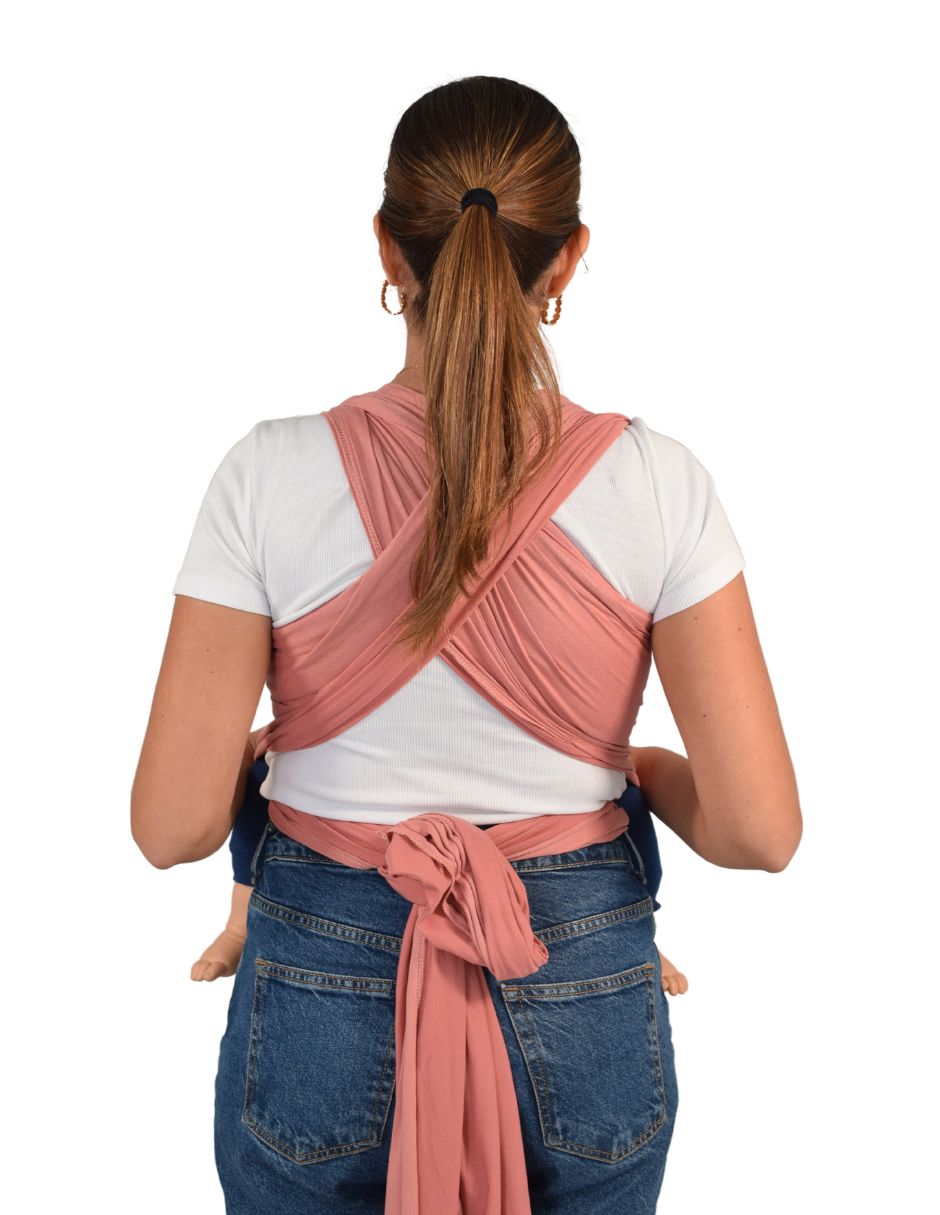 Fula Portabebé Elástico Changuitos BabyWrap Rosa