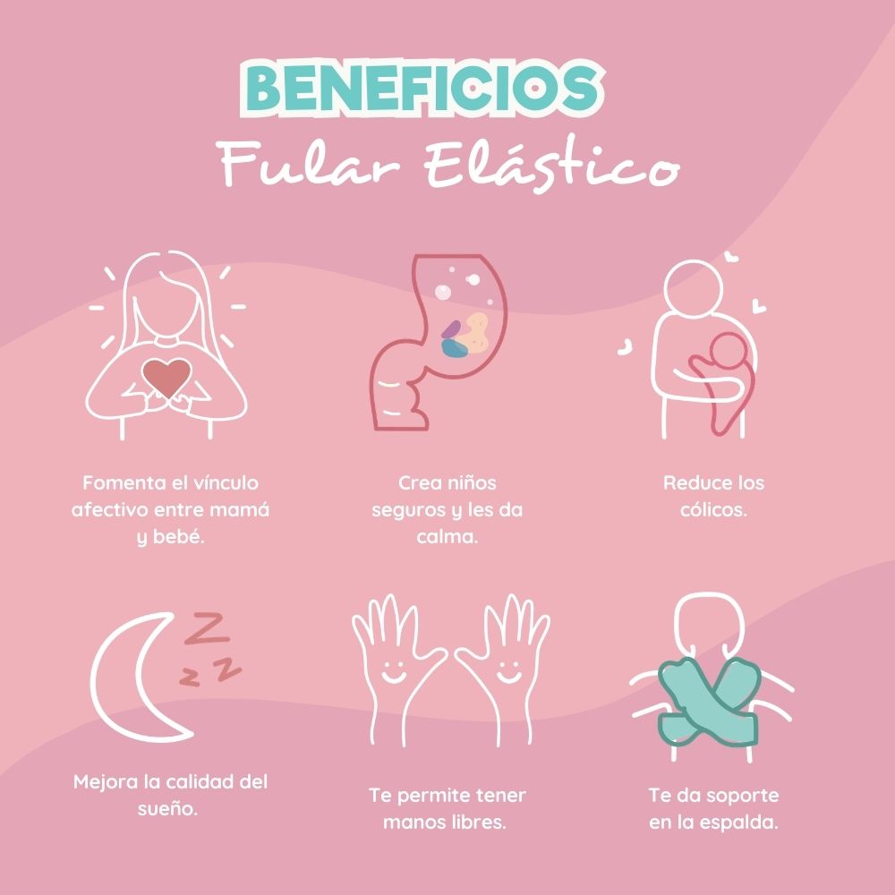 Fula Portabebé Elástico Changuitos BabyWrap Verde