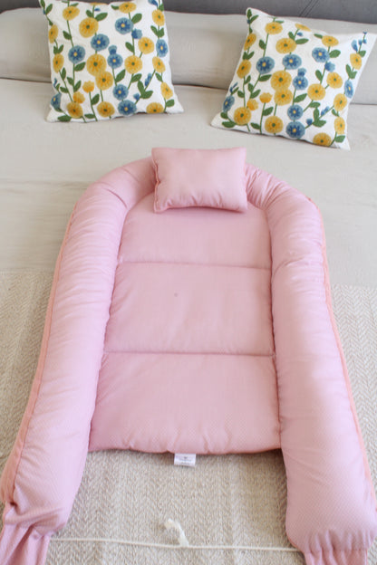 Nido Colecho  Changuitos Palo de Rosa con Bolitas